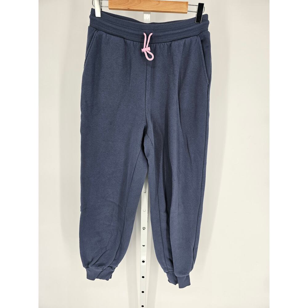 Wild Fable Blue Brushed Lined Elastic Waist High-Rise Joggers Size S